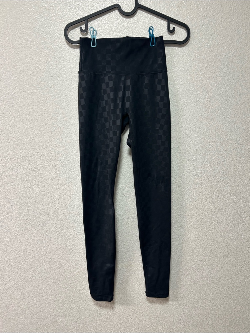 BuffBunny Black Checkerboard Leggings